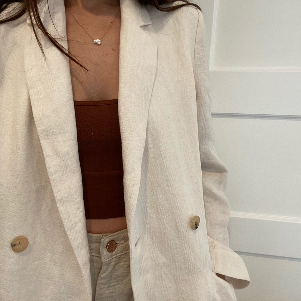Linen blazer size s
